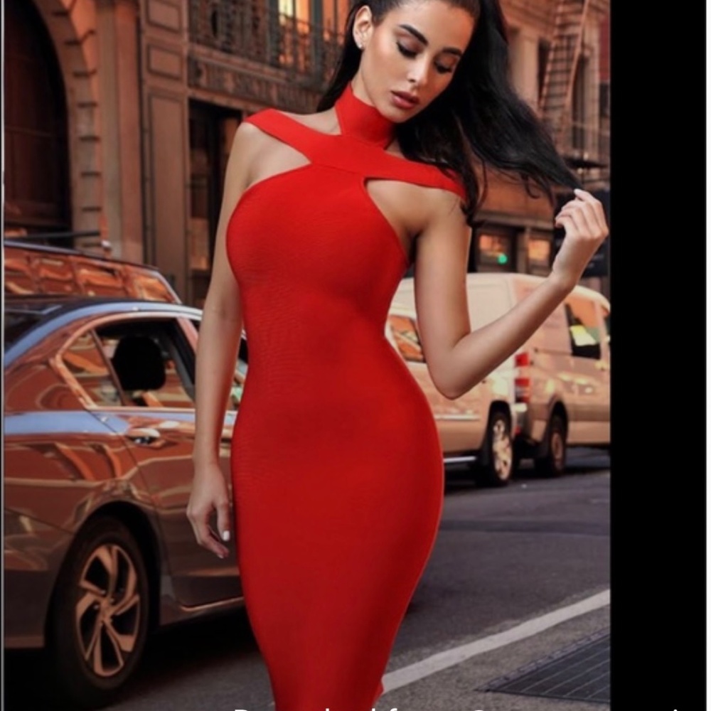 Miss Circle Keaton Bandage Dress